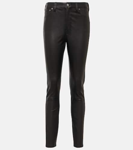 Mid-rise leather skinny pants - Polo Ralph Lauren - Modalova