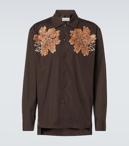 Camisa de algodón bordada - Dries Van Noten - Modalova