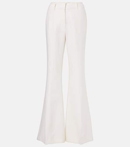 Rhein high-rise linen and wool-blend flared pants - Gabriela Hearst - Modalova