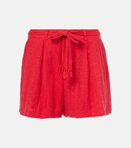 Shorts Chantal in sangallo di cotone - Poupette St Barth - Modalova