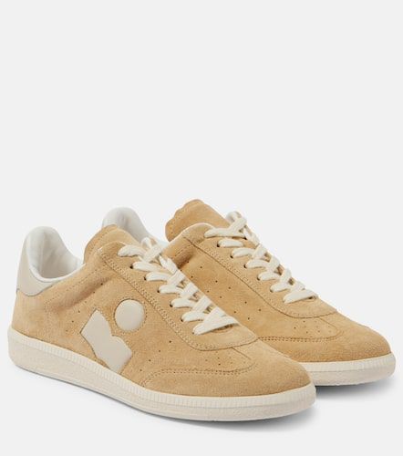 Bryce leather-trimmed suede sneakers - Isabel Marant - Modalova
