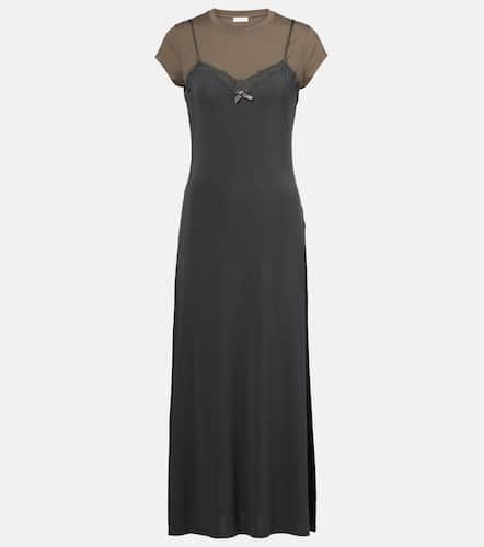 Layered jersey midi dress - Acne Studios - Modalova