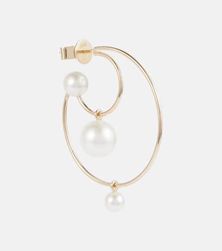 Bain Perle 14kt gold single earring with freshwater pearls - Sophie Bille Brahe - Modalova