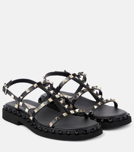 Rockstud leather sandals - Valentino Garavani - Modalova