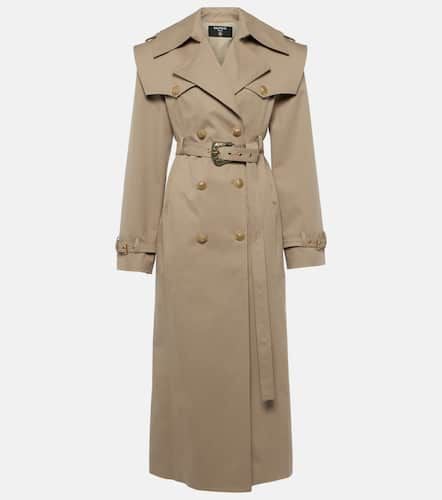 Trenchcoat aus Baumwoll-Twill - Balmain - Modalova