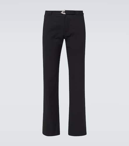 Arrow cotton-blend straight pants - Alexander McQueen - Modalova