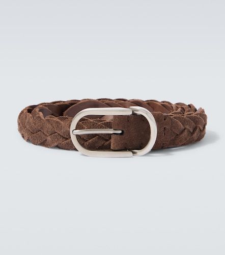 Braided suede belt - Brunello Cucinelli - Modalova