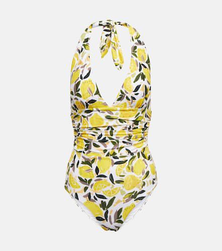 Amarilla printed halterneck swimsuit - Rebecca Vallance - Modalova