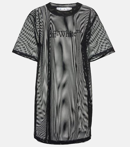 Off-White Sheer T-shirt dress - Off-White - Modalova