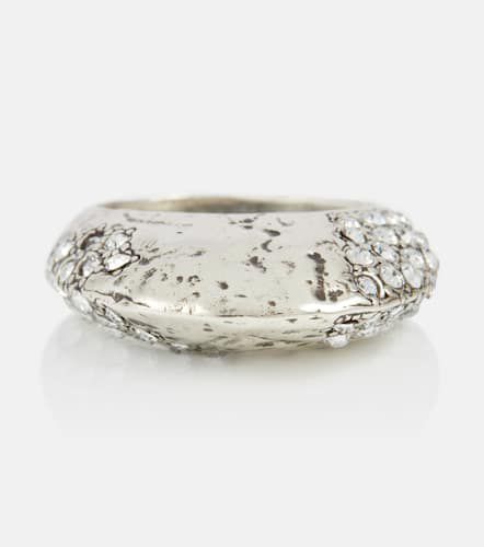 Bumpy embellished ring - Saint Laurent - Modalova