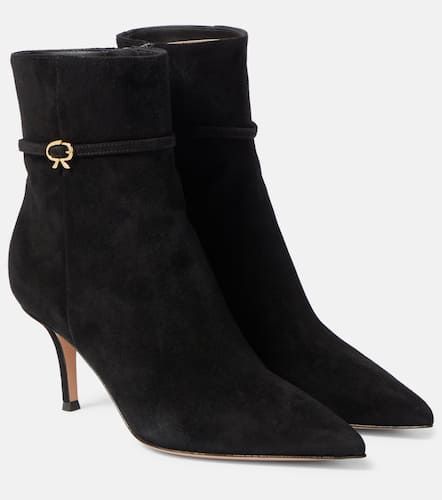 Ankle Boots Ribbon Ville aus Veloursleder - Gianvito Rossi - Modalova