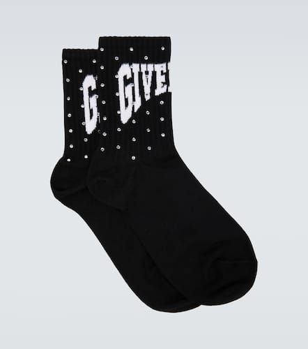 Calcetines en mezcla de algodón con logo - Givenchy - Modalova