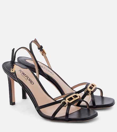 Embellished leather sandals - Tom Ford - Modalova