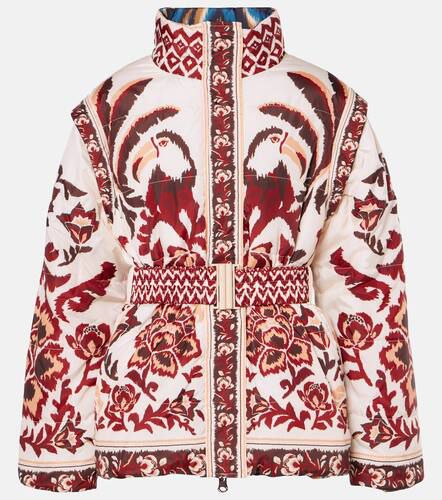 Reversible printed puffer jacket - Farm Rio - Modalova