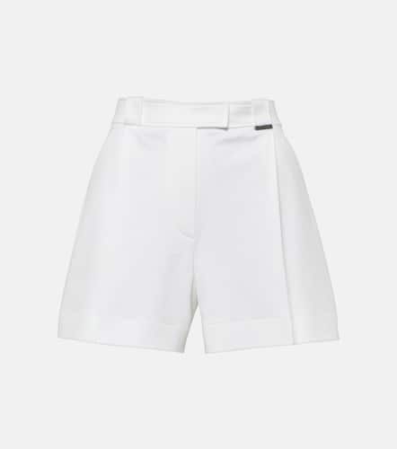 Pleated cotton shorts - Brunello Cucinelli - Modalova