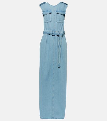 Vestido largo en denim - Dries Van Noten - Modalova