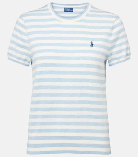 T-shirt rayé en coton mélangé - Polo Ralph Lauren - Modalova