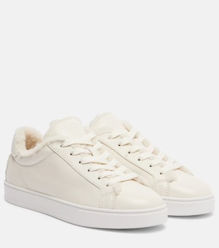 Cassetta shearling-lined leather sneakers - Tod's - Modalova