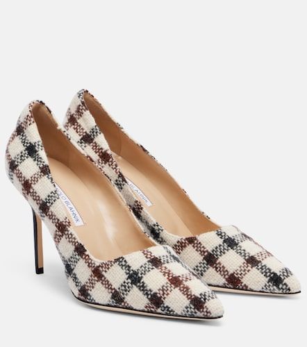 Manolo Blahnik BB 90 checked pumps - Manolo Blahnik - Modalova