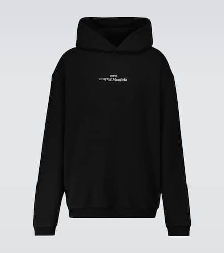 Upside down logo hooded sweatshirt - Maison Margiela - Modalova