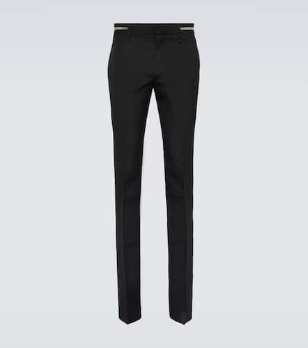 Givenchy 4G Zip wool slim pants - Givenchy - Modalova