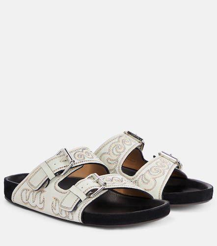 Lennyo embellished suede sandals - Isabel Marant - Modalova