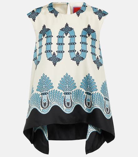 San Carlo printed silk top - La DoubleJ - Modalova