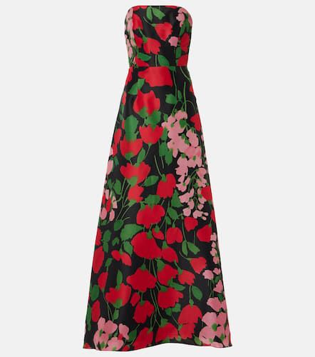 Strapless silk gown - Carolina Herrera - Modalova