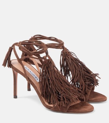 Sandalen 85 aus Veloursleder - Aquazzura - Modalova