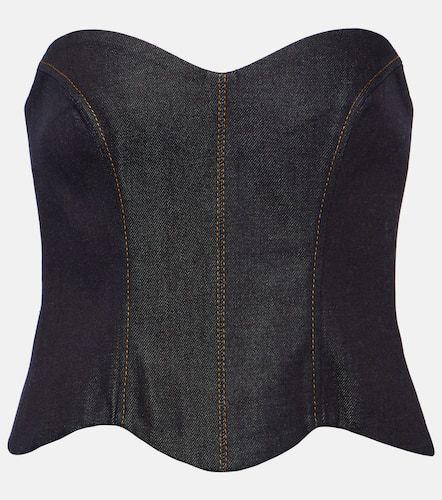 Aya Muse Bustier-Top Hyn aus Denim - Aya Muse - Modalova