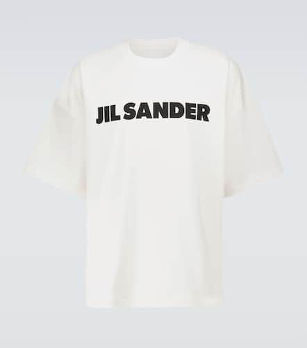 Logo short-sleeved cotton T-shirt - Jil Sander - Modalova