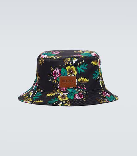 Sombrero de pescador en satén floral - Kenzo - Modalova
