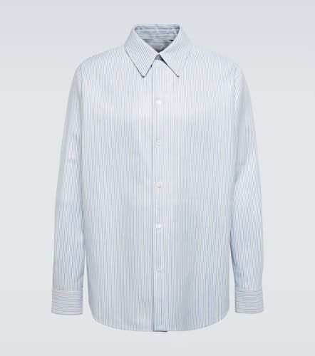 Striped leather shirt - Bottega Veneta - Modalova