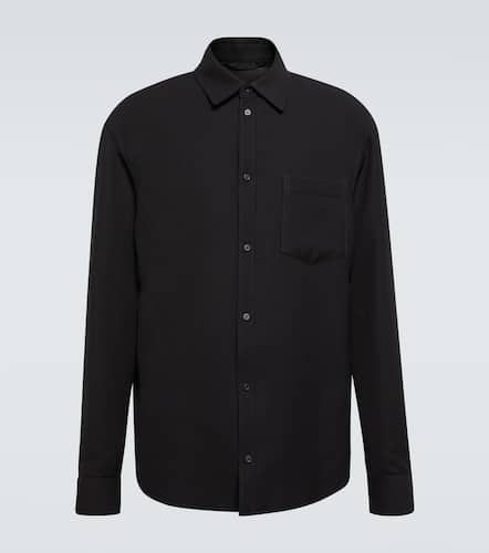Wool-blend gabardine shirt jacket - Balenciaga - Modalova