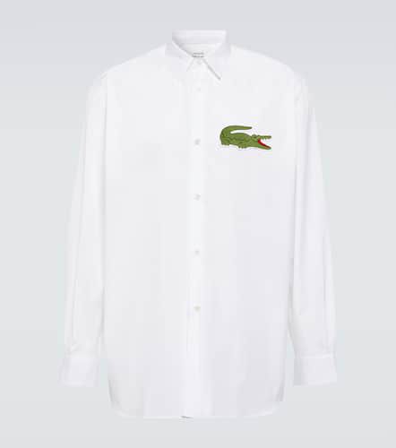 Comme des GarÃ§ons Shirt x Lacoste logo cotton poplin shirt - Comme des Garcons Shirt - Modalova