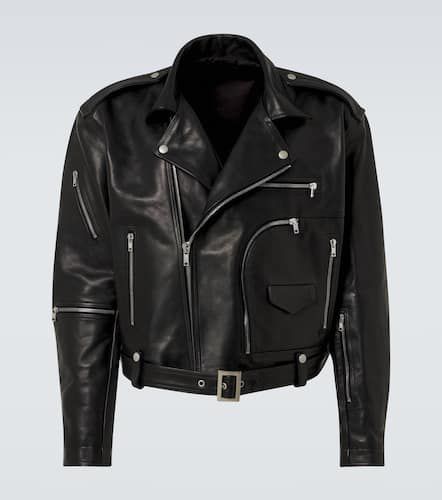 Rick Owens Cropped leather jacket - Rick Owens - Modalova