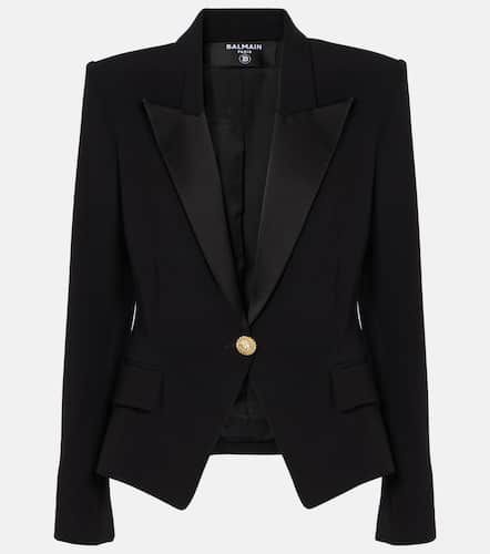 Balmain Blazer aus Crêpe - Balmain - Modalova