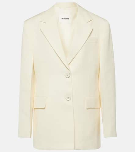 Oversized silk-blend blazer - Jil Sander - Modalova