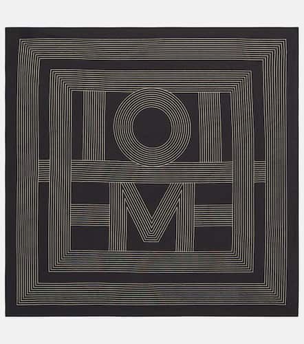 Pañuelo de algodón y seda con logo - Toteme - Modalova