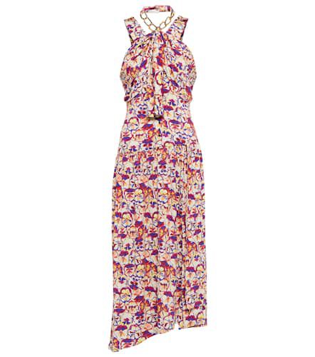 Chainlink floral jersey midi dress - Rabanne - Modalova