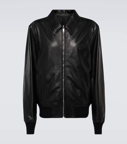 Reversible leather bomber jacket - Givenchy - Modalova