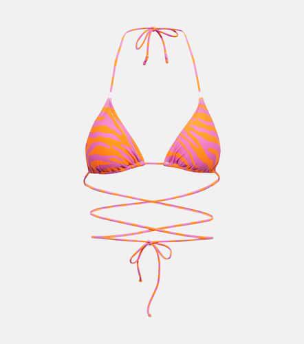 Miami animal print triangle bikini top - Reina Olga - Modalova