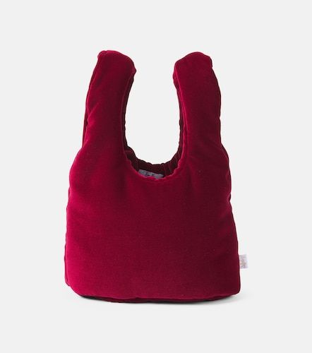 Borsa a secchiello in velluto - Il Gufo - Modalova
