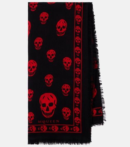 McQueen Sciarpa Skull in lana - McQueen - Modalova