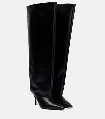 Botas hasta la rodilla Waders de piel - Balenciaga - Modalova