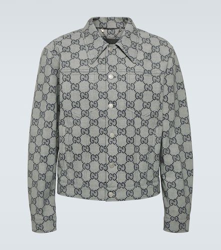 Gucci GG leather jacket - Gucci - Modalova