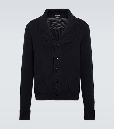 Ribbed-knit cashmere cardigan - Tom Ford - Modalova