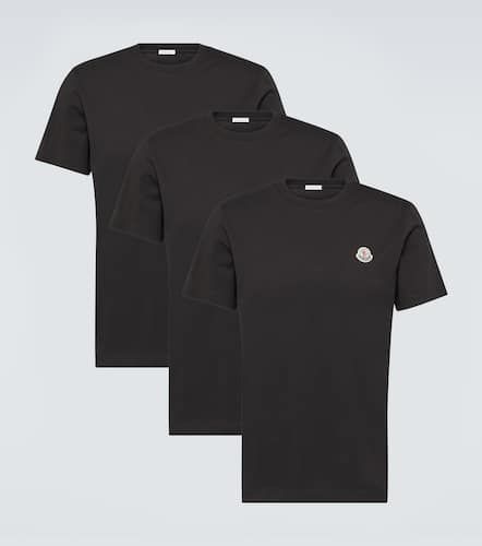 Set of 3 cotton jersey T-shirts - Moncler - Modalova