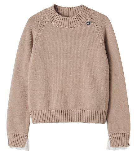 Monnalisa Pullover in cotone e lana - Monnalisa - Modalova