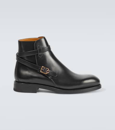 Ankle Boots Interlocking G aus Leder - Gucci - Modalova